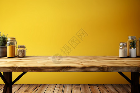 木制的建筑木桌背景图片
