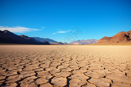干旱开裂的土地背景图片