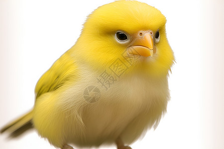 可爱的黄毛小鸟高清图片