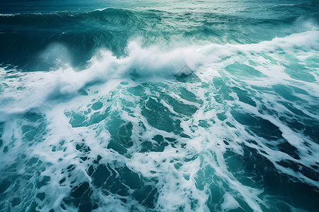 大海的浪花背景图片