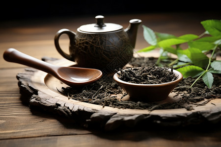 古雅的茶艺背景图片