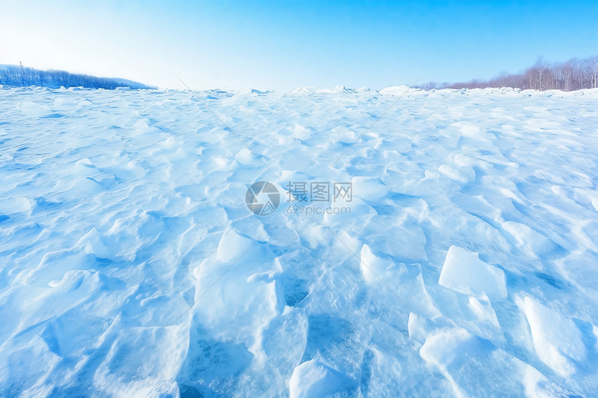 晶莹剔透的冰雪图片