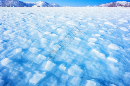 冬日的冰雪背景图片