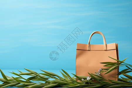 环保购物袋背景图片