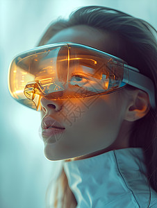 创新科技的VR智能眼镜背景图片