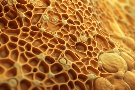 人体皮脂腺结构背景图片