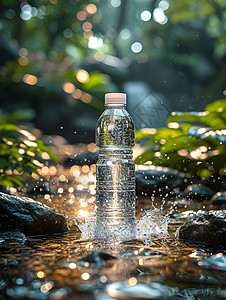塑料瓶清澈的水设计图片
