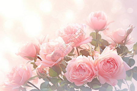 娇艳的玫瑰背景图片