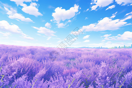 紫色薰衣草背景图片