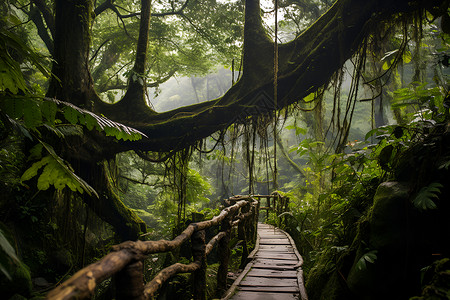 森林之旅背景图片