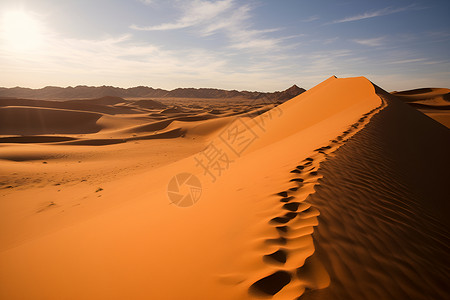 荒芜的沙丘背景图片