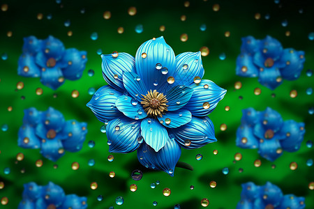 创意美感的花卉背景高清图片