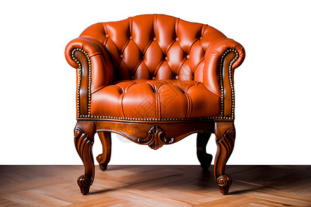 古典的皮椅室内家具椅高清图片