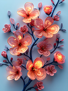 花朵的花瓣背景图片