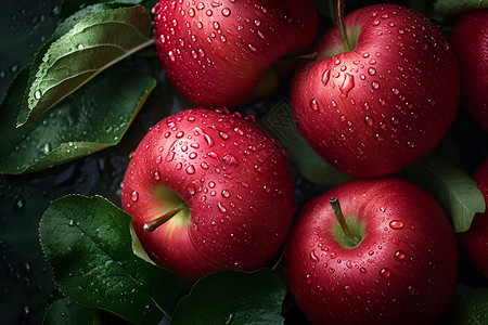 健康的水果苹果背景图片