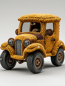 黄色玩具卡车背景图片