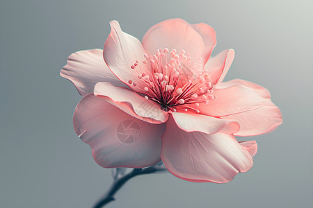 植物花蕊粉色花朵设计图片