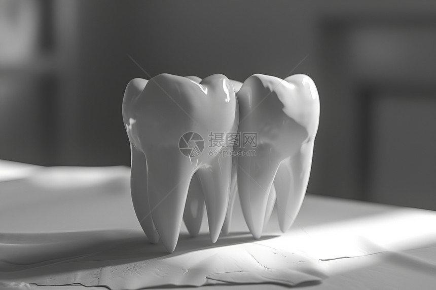 设计的牙科牙齿模型图片