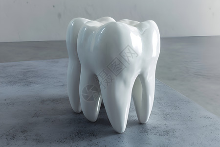 三维的牙齿模型背景图片