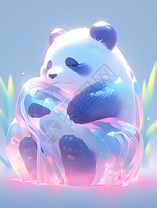熊猫宝宝背景图片