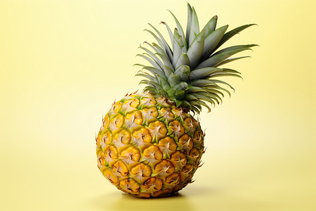 多汁的菠萝背景图片