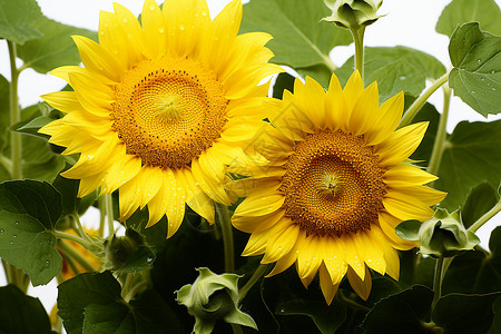 黄色向日葵背景图片