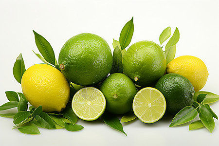 酸甜可口的柠檬背景图片