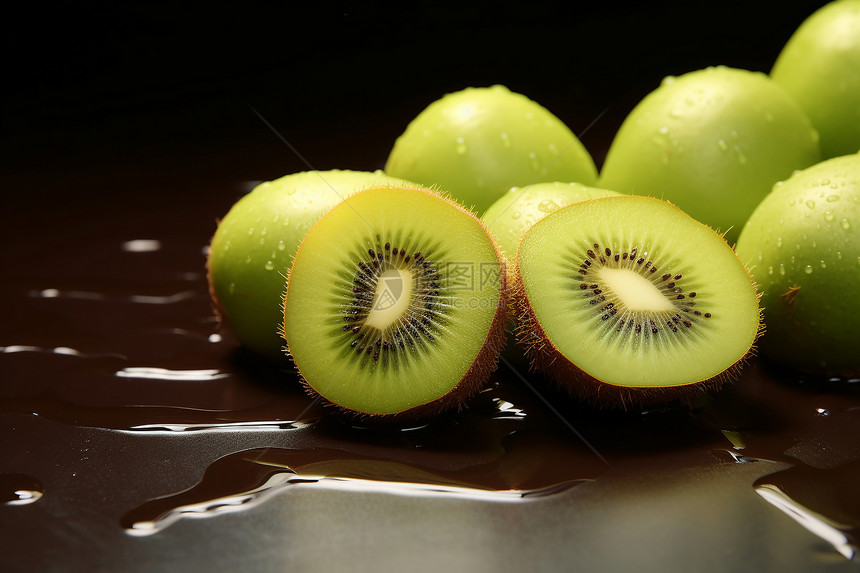 健康饮食的猕猴桃水果图片