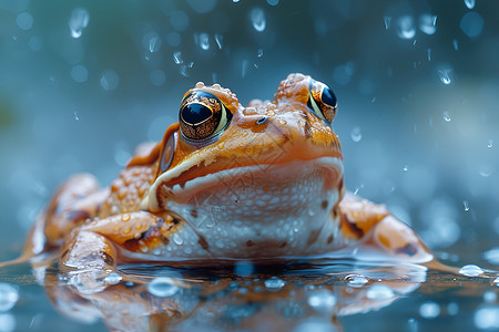 可爱青蛙背景图片