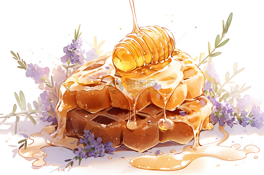 蜂蜜糕点图片