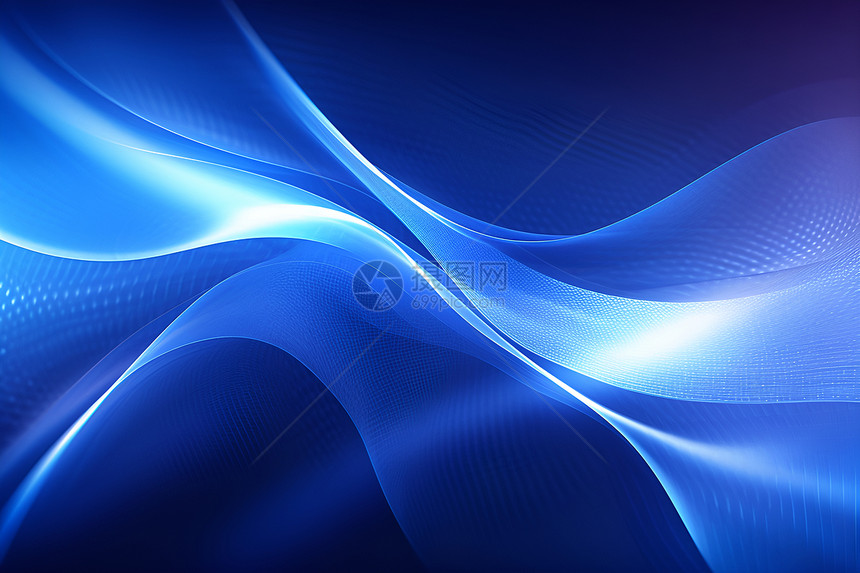 蓝色科技抽象背景图片