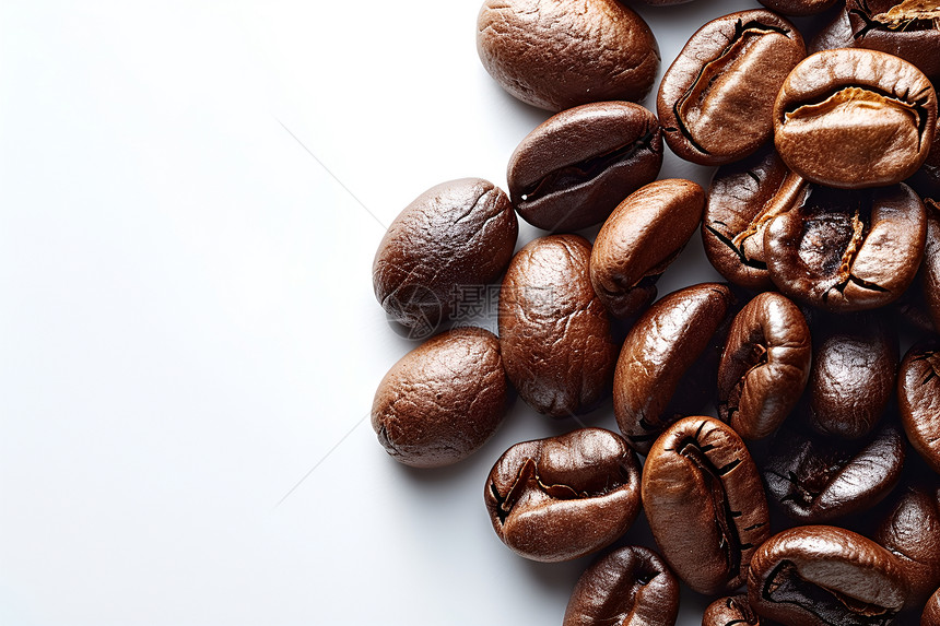 咖啡豆艺术图片