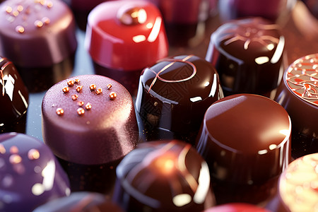 巧克力糖果背景图片