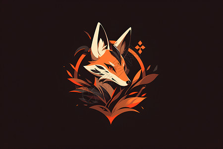 狐狸头像背景图片