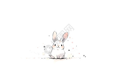 欢乐兔子背景图片