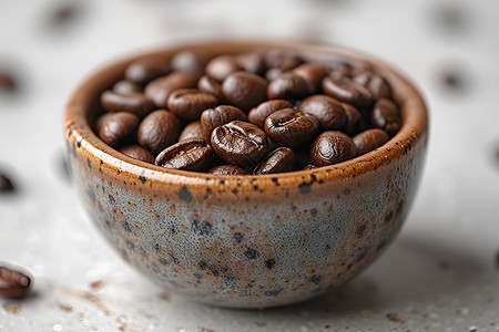 咖啡豆的艺术摄影背景图片