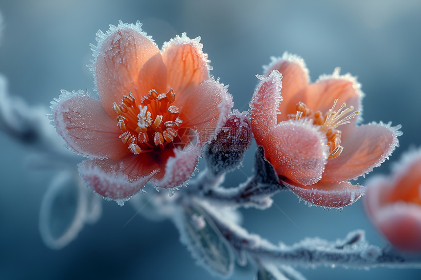 冬日花朵图片