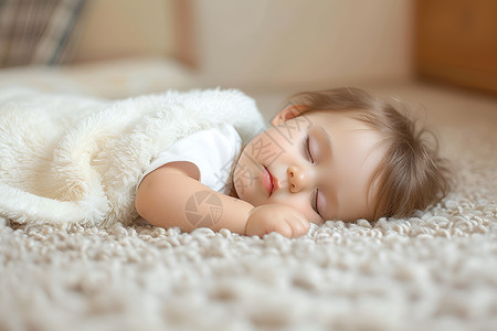 宝宝梦乡婴儿睡觉高清图片