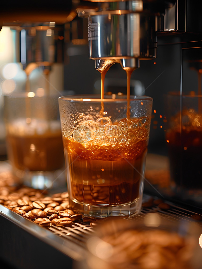 机器制作的咖啡图片