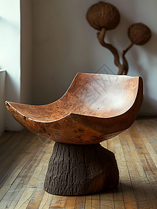 木制的椅子背景图片