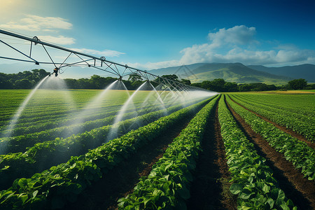 自动灌溉系统背景