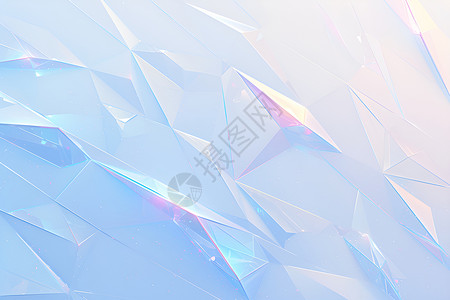 泛光之下的水晶立方体高清图片