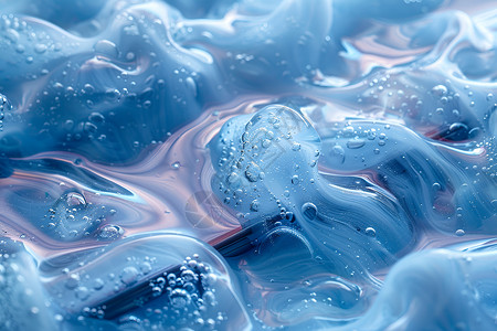 水滴和气泡背景图片
