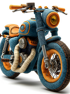 毡绒纤维摩托车背景图片