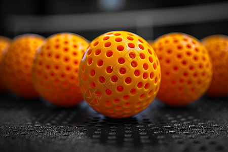 一组橙色小球背景图片