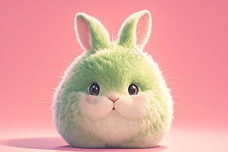 糖果兔子背景图片