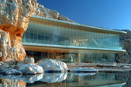 玻璃现代建筑高清图片