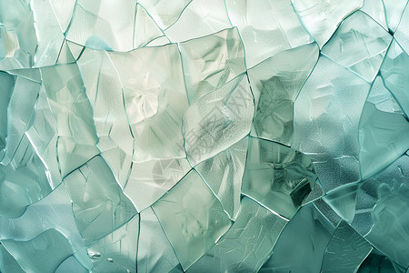玻璃抽象雕塑背景图片
