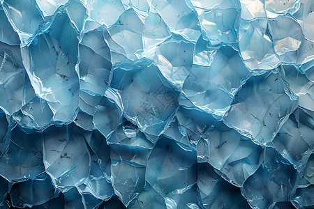 水晶质感冰晶之墙背景
