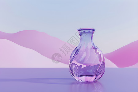紫色花瓶照片背景图片
